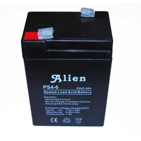 Lead-acid battery 6V 4Ah Alien