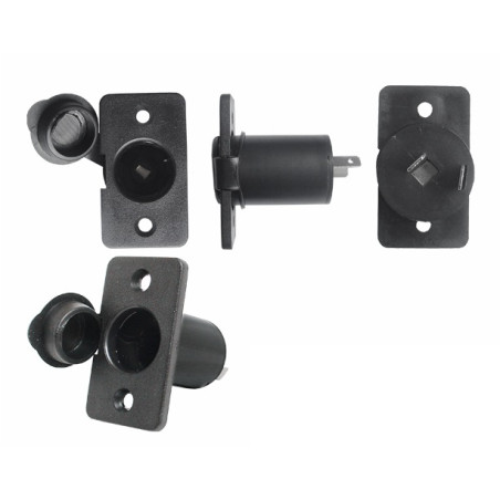 Panel mount cigarette lighter socket