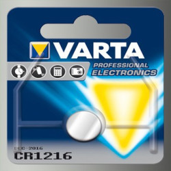 Batterie 3V CR1216 Varta Lithium