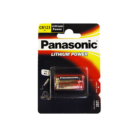Battery CR123 Panasonic Lithium Power