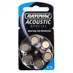 Set 6 baterii aparat auditiv Rayovac 675