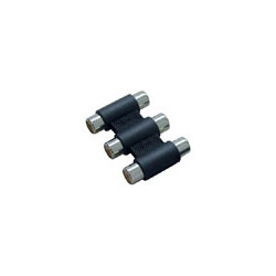 Adapter 3 RCA żeński na 3 RCA żeński