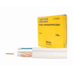 Koaxialkabel RG59+2x0,35mm² für Kameras Cu