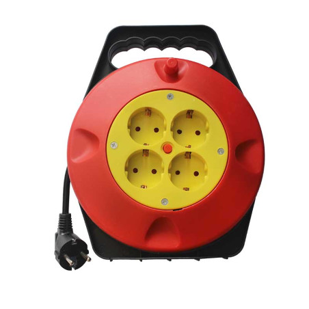 Extension reel 4 sockets 10m Alien